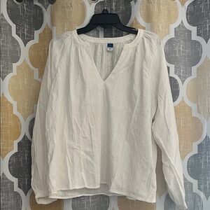 Old Navy Cream Blouse